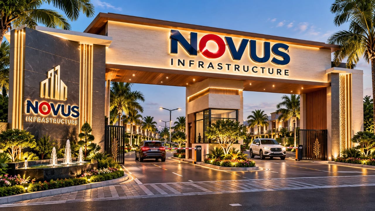 Novus Infrastructure - 25 Acre Luxury Villa Township Grand Entrance